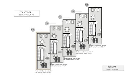 Type F Terrace Floor Plan